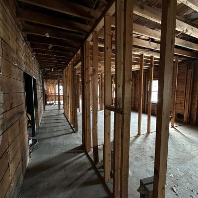 Rennovations on the rooms above the 1938 Theatre