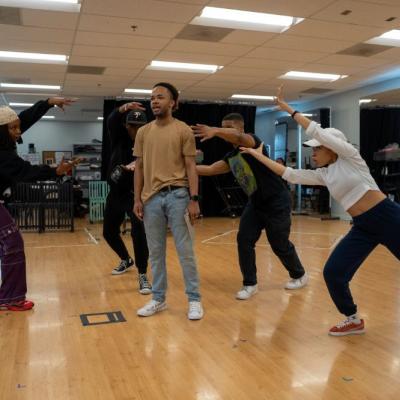 Long Way Down Rehearsal