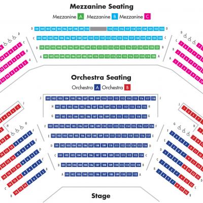 Seating Maps Olney Theatre Center