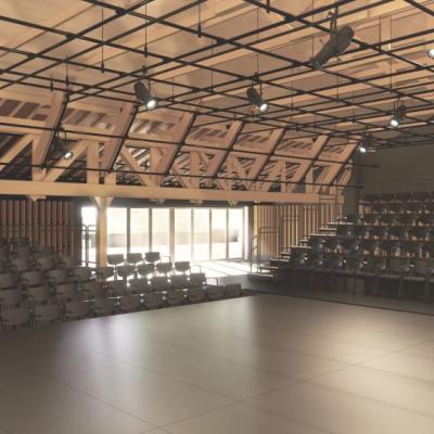 Interior of  Bernard Family Theatre