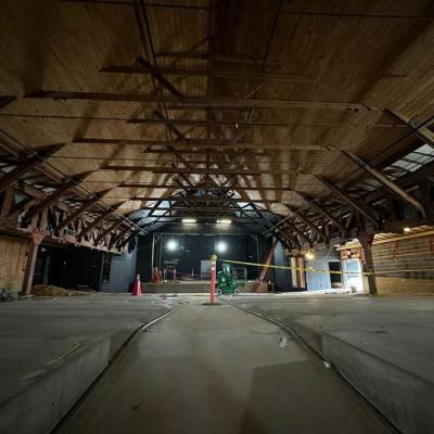 House view of the construction of the 1938 Original Theatre. 