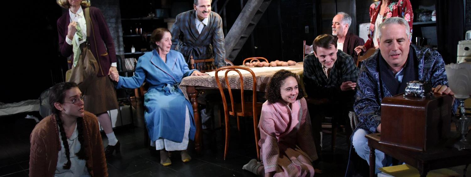 Production photo of The Diary of Anne Frank