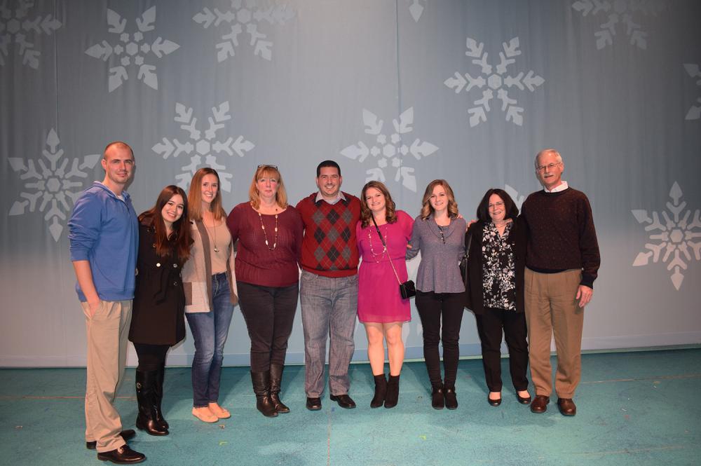 Bryan and Rachel with their families