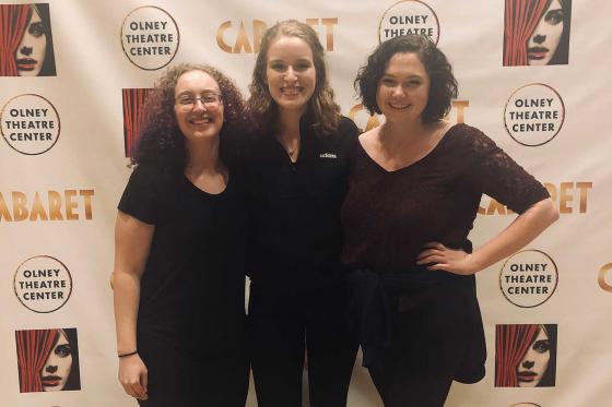 Lelia Vetter, Kathryn Burke, and Meredith Beisel 