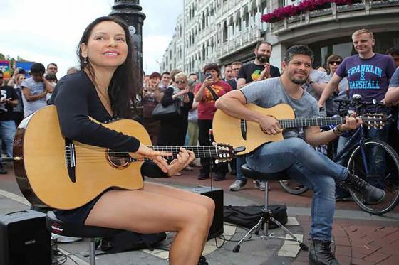 A photo of Buskers