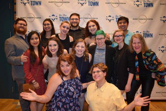 A photo of the apprentices at On the Town Opening